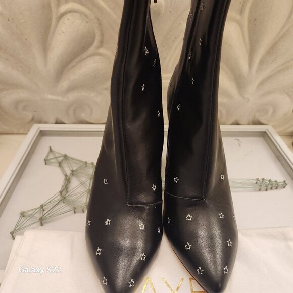RAYE "Miles" Embroidered Black Leather boots. NIB. Size 10 - Picture 9 of 16